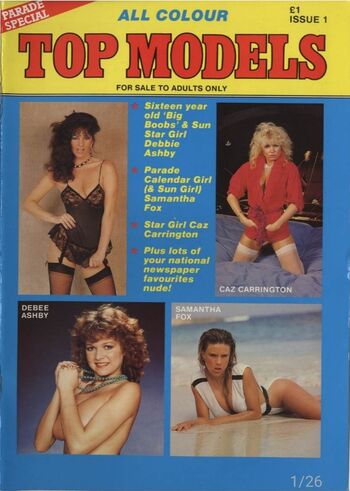 1980'S & Early 90'S Page 3 Girls